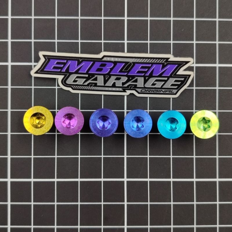 Baut Disc Adaptor Galfer Polos Titanium Vietnam