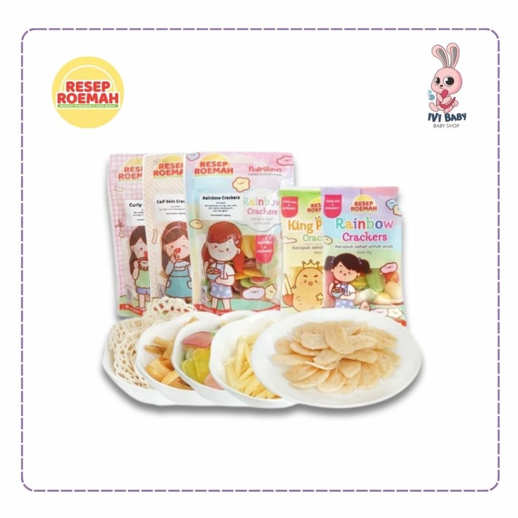 

Resep Roemah Crackers | Kerupuk Sehat Anak | No MSG
