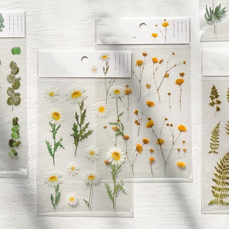 

Stiker Retro Flower | Sticker Korea Vintage Planner Jurnal Scrapbook Kit