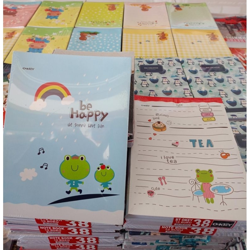 

Buku Tulis OKEY isi 38 Lembar (1 Pak = 10 Pcs)