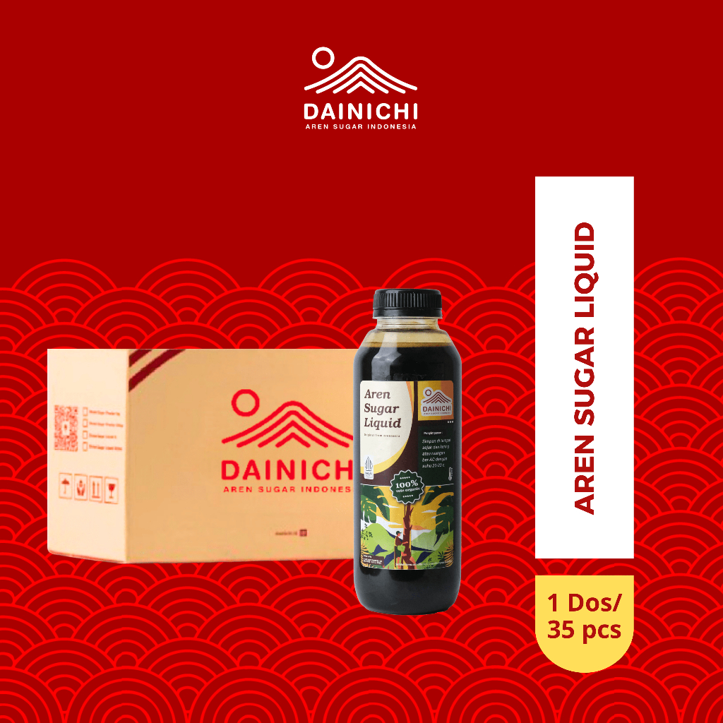 

DAINICHI Gula Aren Cair 1 dos (35 pcs) 500ml / Sugar Liquid