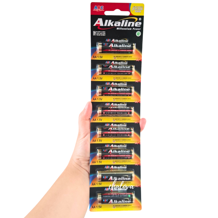 [RENTENG] BATERAI ABC AA ALKALINE MILLENIUM POWER 1,5V / BATERAI ABC A2 ALKALINE HEAVY DUTY ISI 8 PC