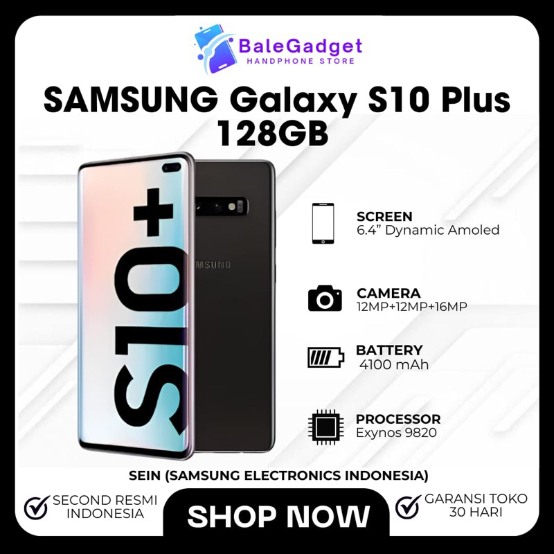 samsung s10 plus 128gb second resmi sein