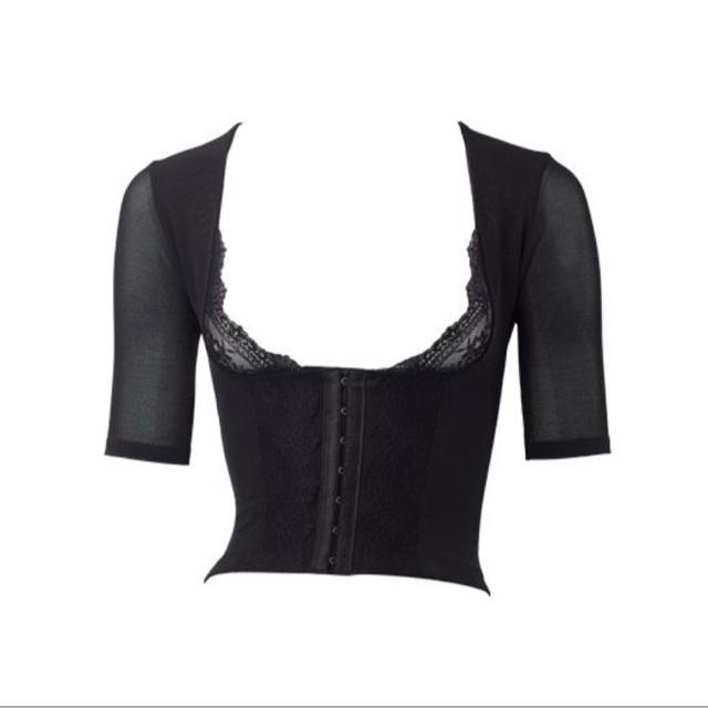 Easecox Meryl Arm Shaper Short Sleeves Hitam  FG478