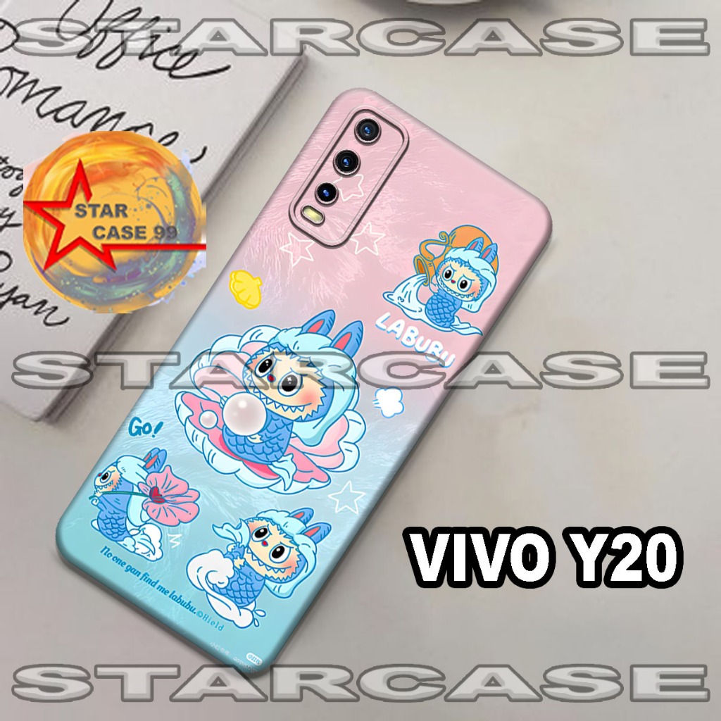 softcase karet VIVO Y20 /s47/motif cewek /case VIVO Y20/casing VIVO Y20/silikon/silicon