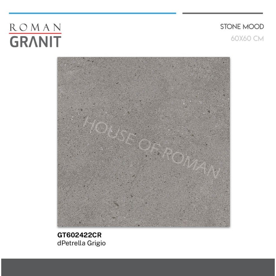 ROMAN GRANIT dPetrella Grigio 60X60 GT602422CR ROMAN GRANIT