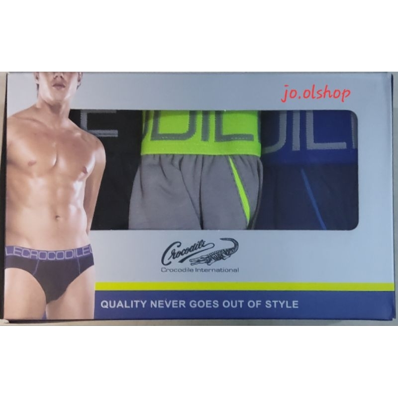 CELANA DALAM PRIA CROCODILE 246 ORIGINAL / CD PRIA GROSIR PAKAIAN DALAM PRIA PONTIANAK sempak pria