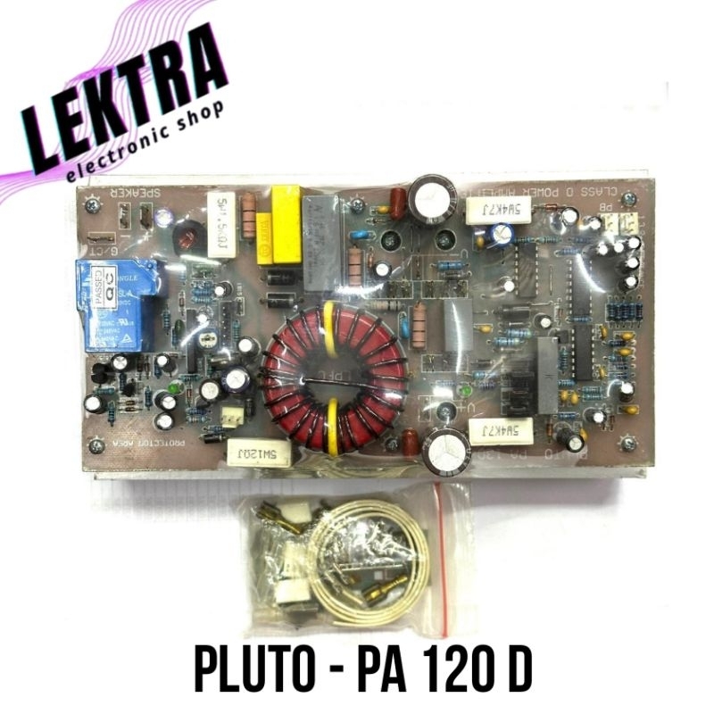 Kit PLUTO PA 120D Power Amplifier DC Pendingin Overload Output Ampli Power Protector