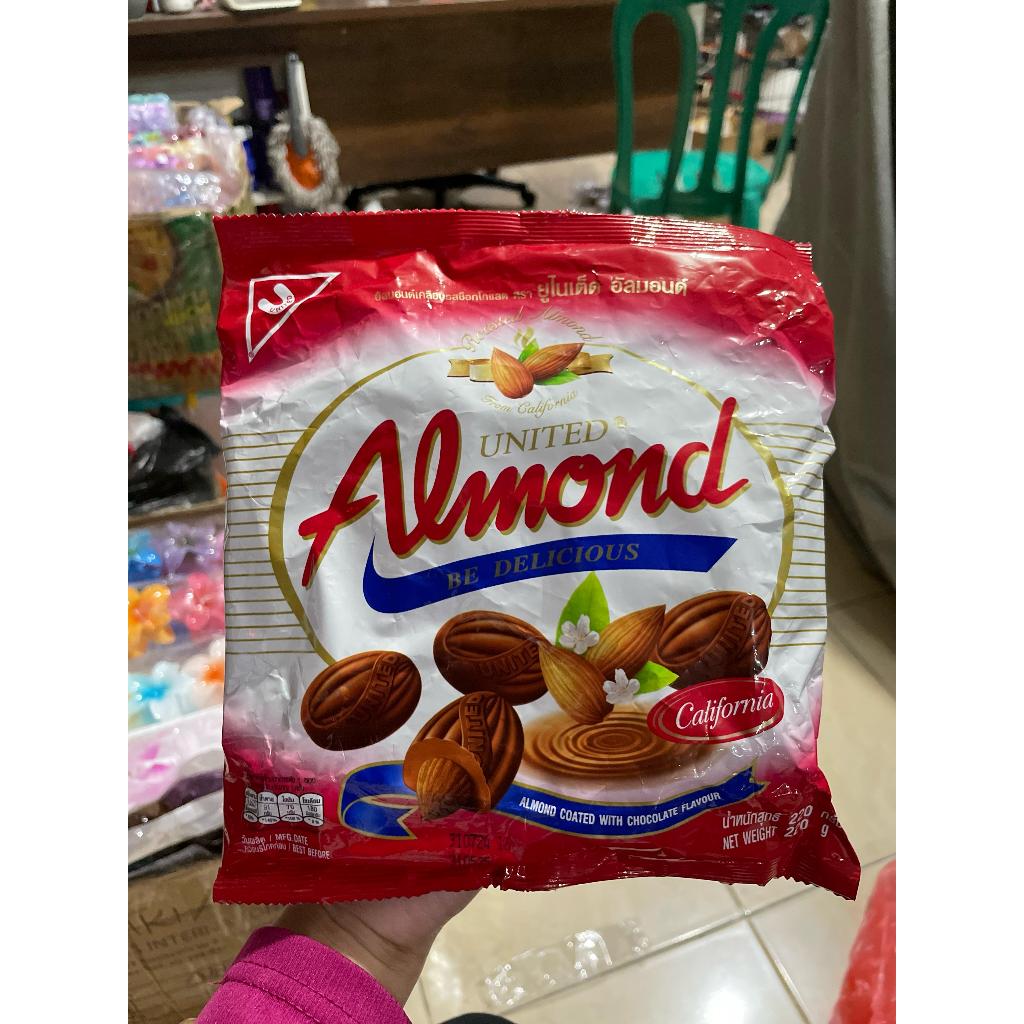 

SALEE!! UNITED ALMOND COATED WITH CHOCOLATE FLAVOUR