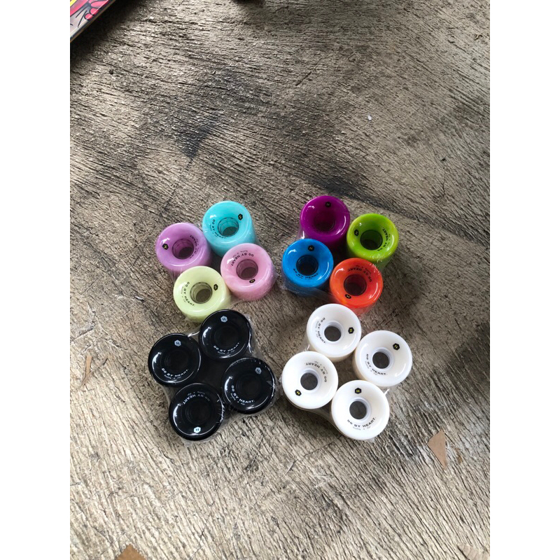 DBH “ do by heart “ Skateboard Longboard  cruiser wheels soft 59mm