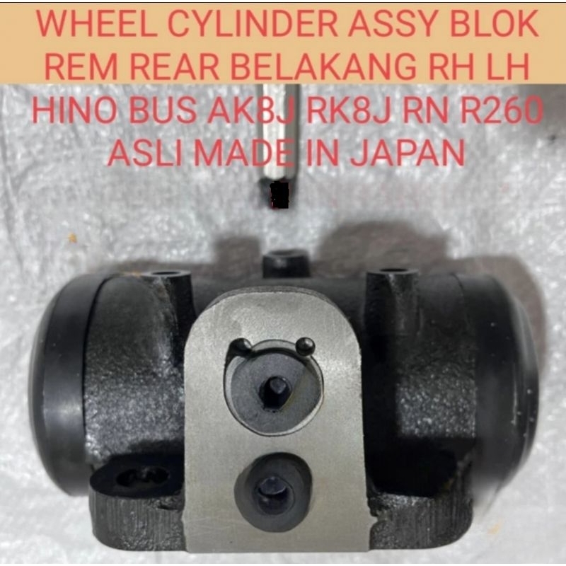 MASTER BLOCK REM BELAKANG WHEEL CYLINDER ASSY REAR AK8J HINO BUS RK8J PN S47550-1491 ASLI JEPANG