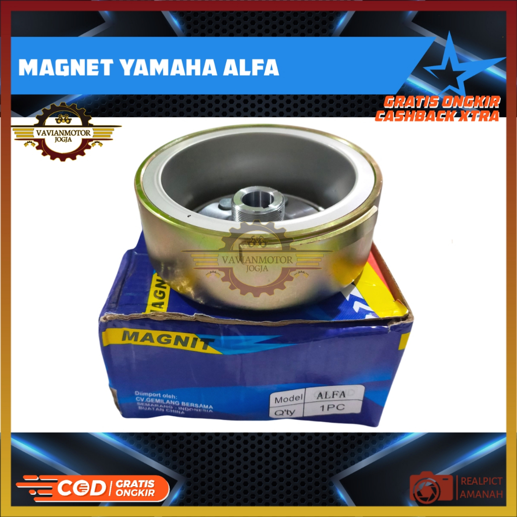 Magnit Magnet Mahnit YAMAHA ALFA SIGMA Double Starter Bisa Untuk Engkel Kaulitas Terbaik