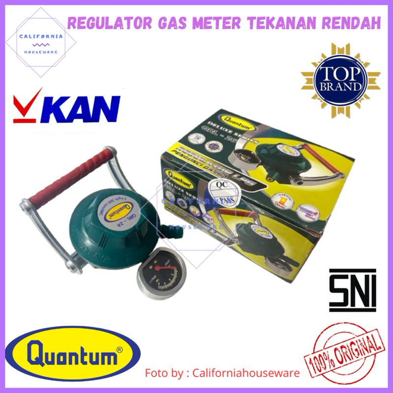 Regulator Gas Double Lock QUANTUM QRL 26 / Regulator Quantum Pengunci Ganda / Regulator Quantum / Re