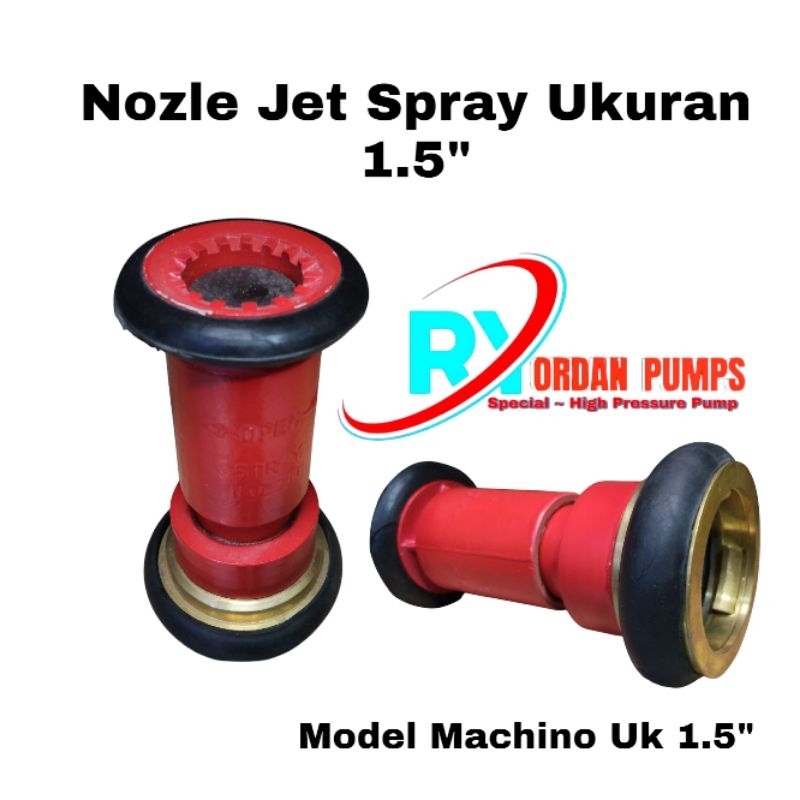 Jet Nozle Pemadam Model Variabel Ukuran 1.5"  In Led Machino