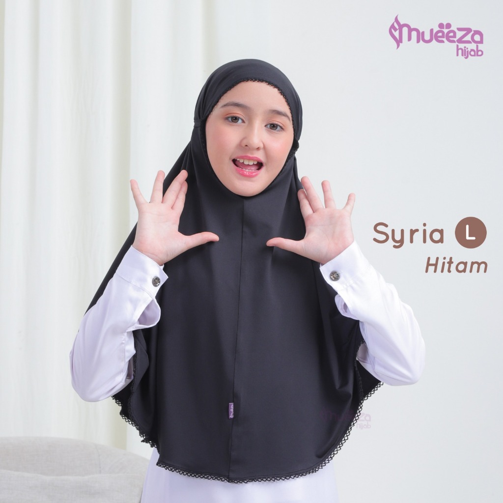 RB Grosir Jilbab Krudung Instan Anak Sekolah SMP SMA Remaja Bergo Syria L Mueeza Hijab Tali Belakang