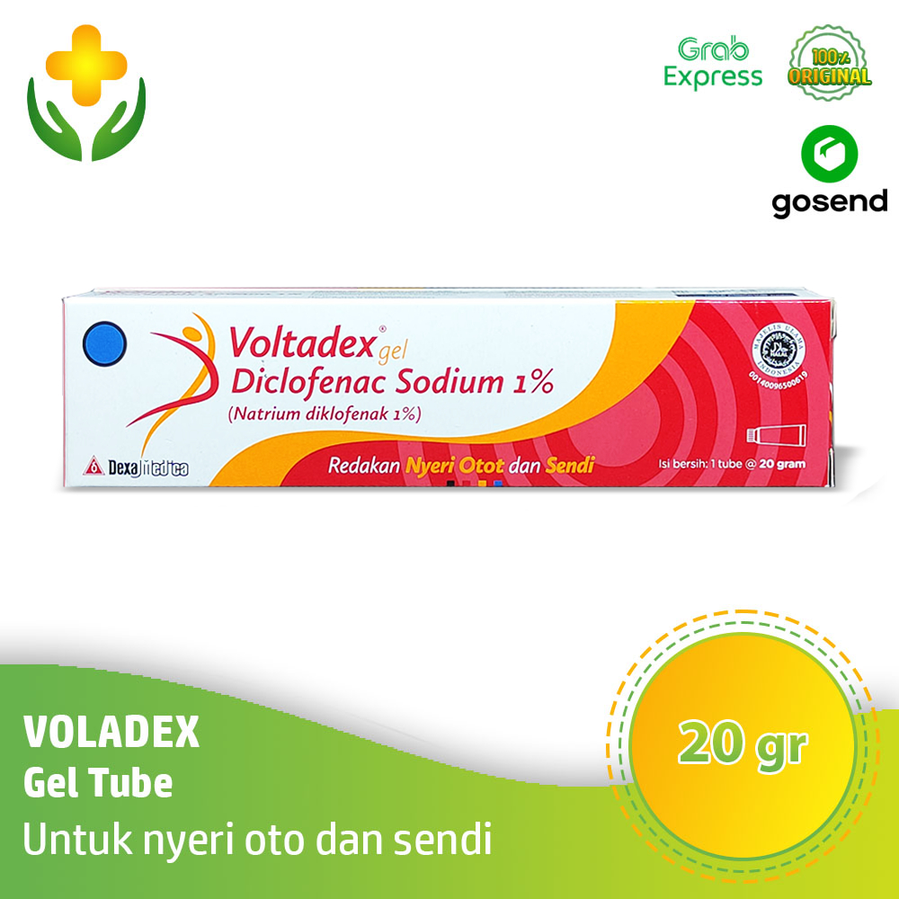 Voltadex Gel 20 gr - Obat Nyeri Sendi Nyeri Otot Reumatik