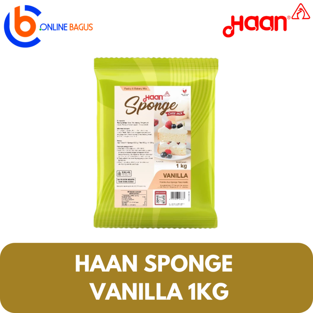 

Haan Cake Mix Sponge Vanilla 1Kg