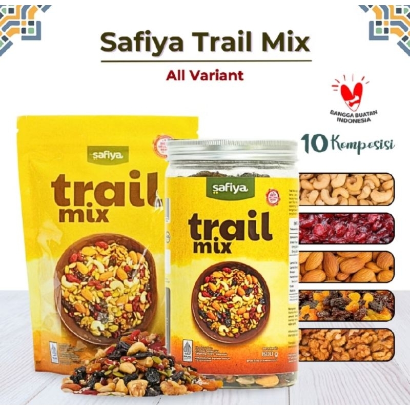 

Safiya Trail Mix 500gr Kacang Almond Mix Kacang Sehat