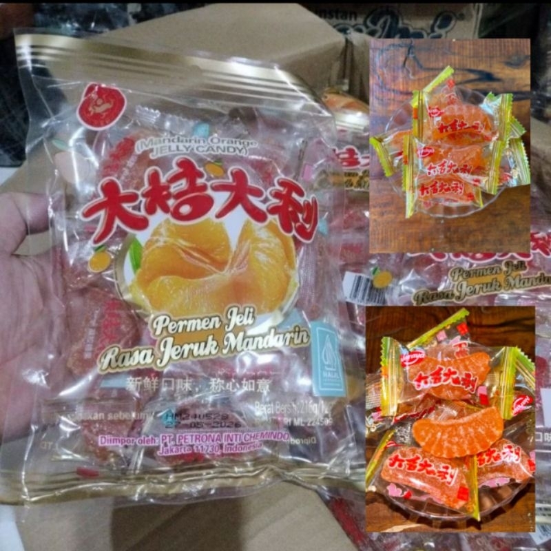 

PERMEN JELI RASA JERUK MANDARIN Harga 216gram