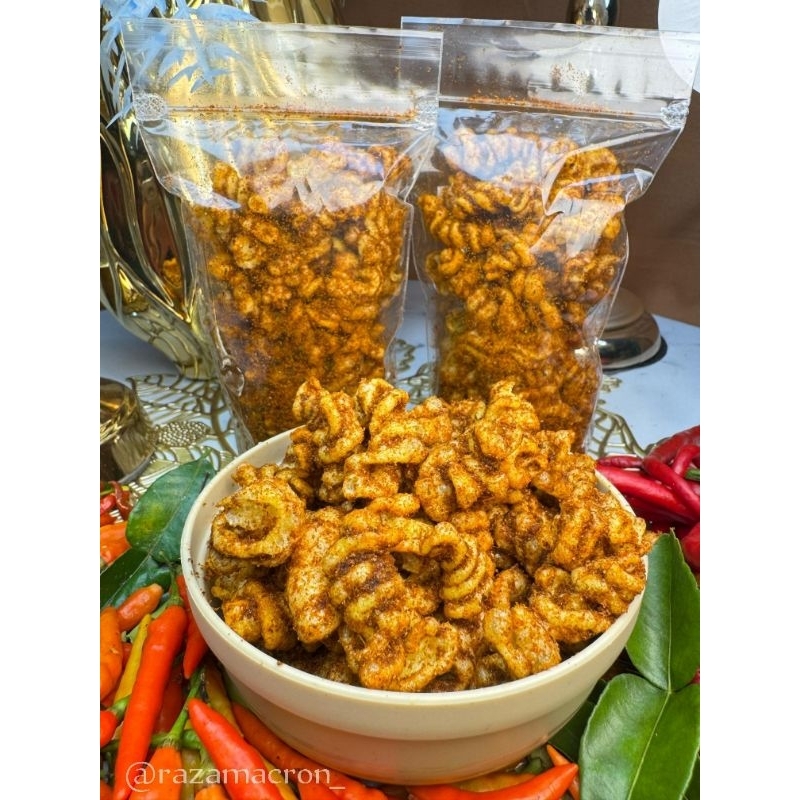 

MAKARONI SPIRAL EXTRA PEDAS DAUN JERUK