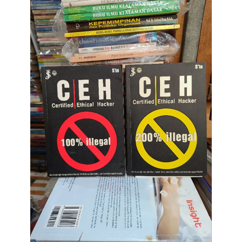buku bekas komputer. CEH. certified Ethical Hacker. 100% & 200% illegal