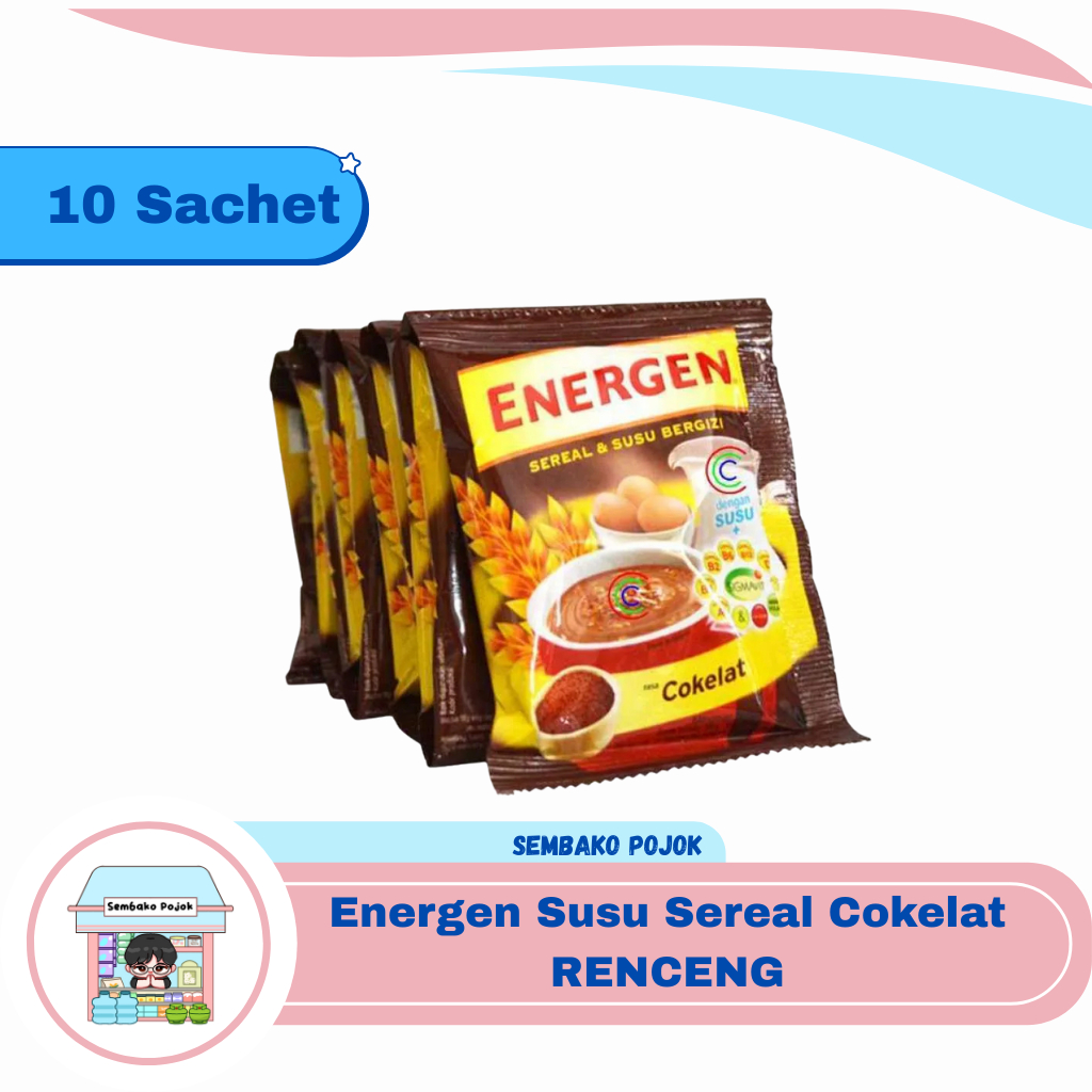 

Energen Susu Sereal isi 10 Sachet (Renceng)