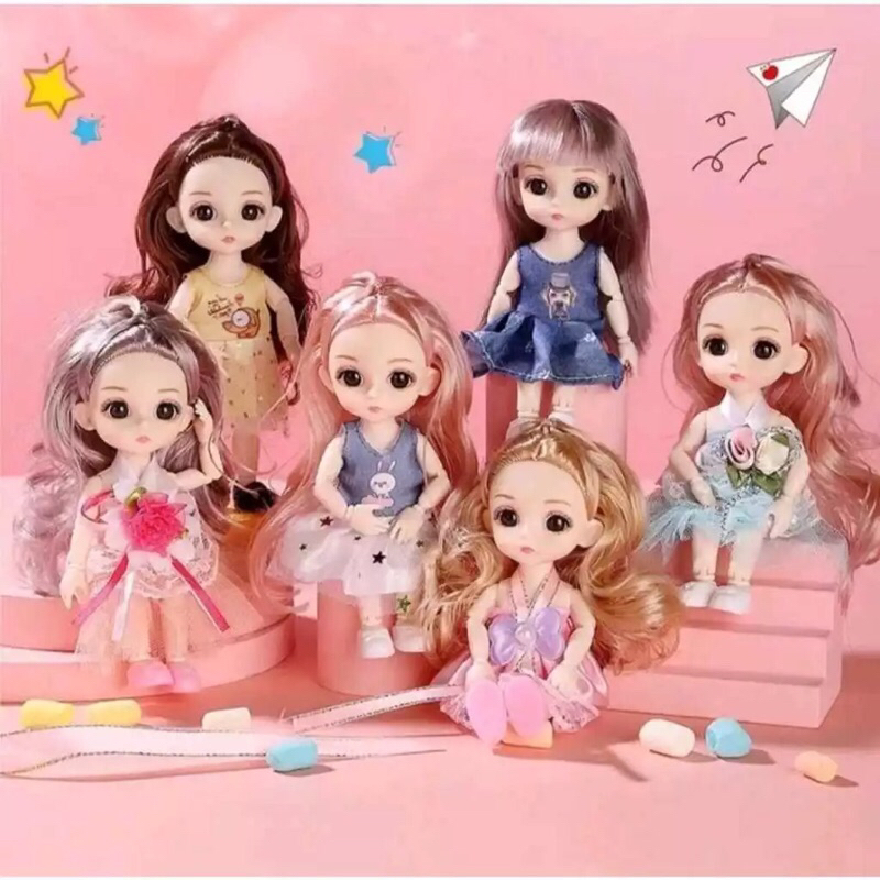 Mainan Boneka Barbie Anak Cewek Mainan Boneka Korea Yuna Boneka Cantik