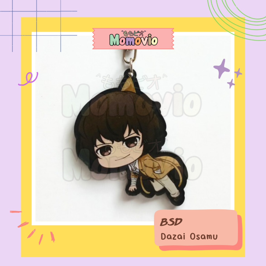 Gantungan Kunci Akrilik Bungou Stray Dogs Dazai Osamu Acrylic Keychain
