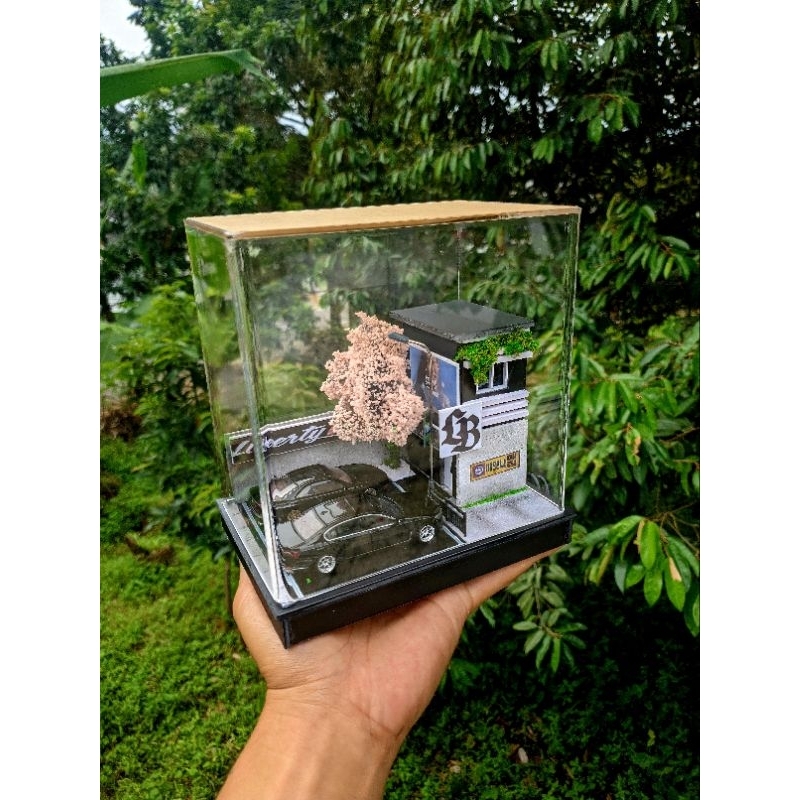 Diorama mini plus akrilik