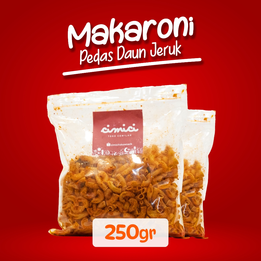 

Makaroni pedas daun jeruk 250gram