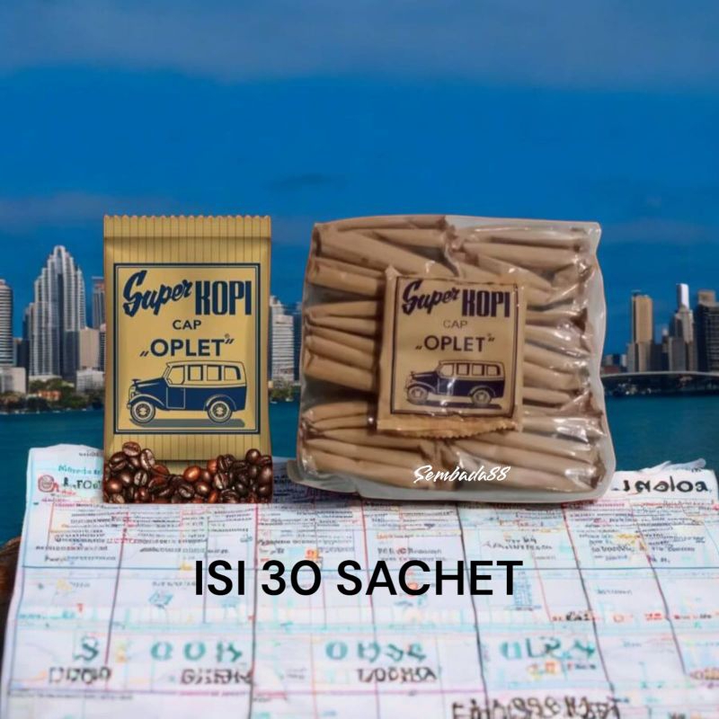 

KOPI BUBUK SUPER KOPI CAP OPLET 7 GRAM X 30 SACHET / KOPI BUBUK