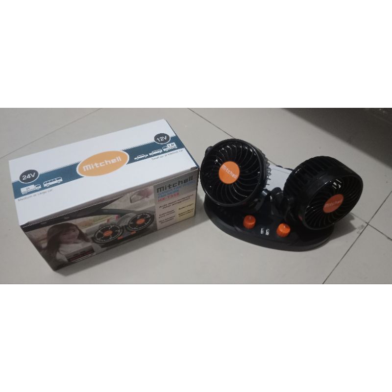 kipas angin mobil mitchell/kipas angin dasbor 24volt