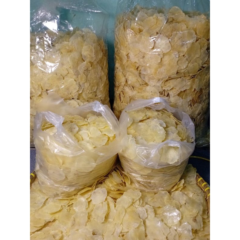 

1kg Emping mentah siap goreng biji 1 super tipis khas banten