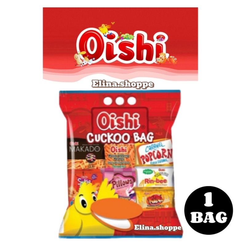

OISHI GIFT PACK ISI 1 BAG/ CUCKOO BAG/ HAMPERS SNACK/ HADIAH KADO