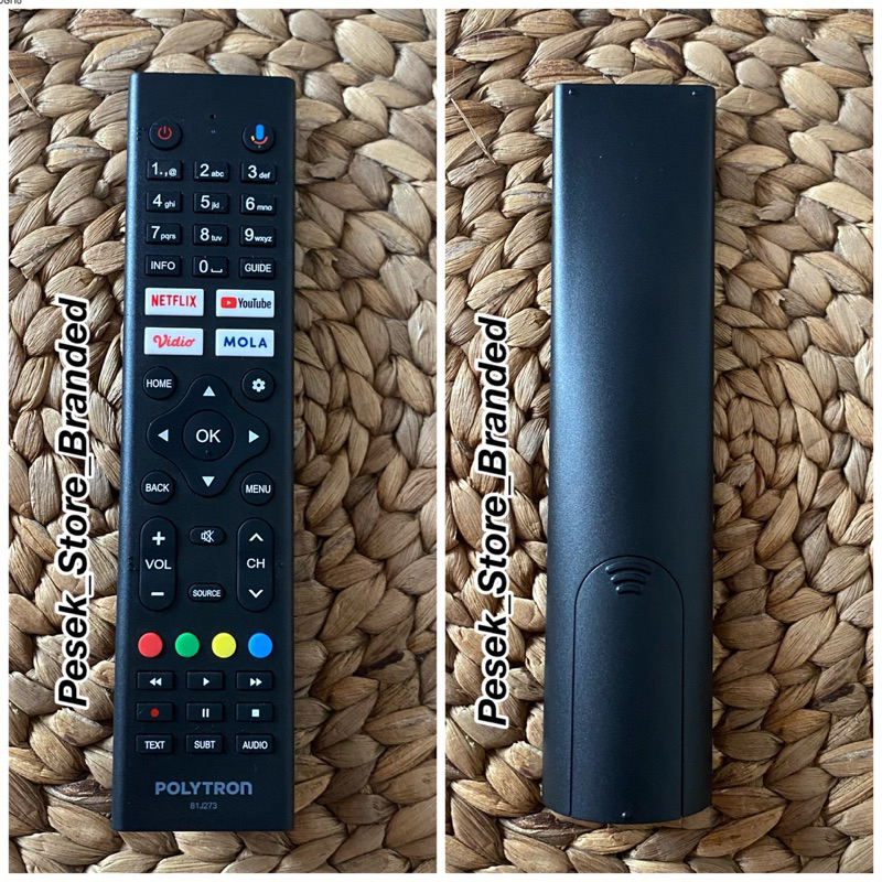 Remot Remote Led Tv Polytron Original Smart tv Android 81J273