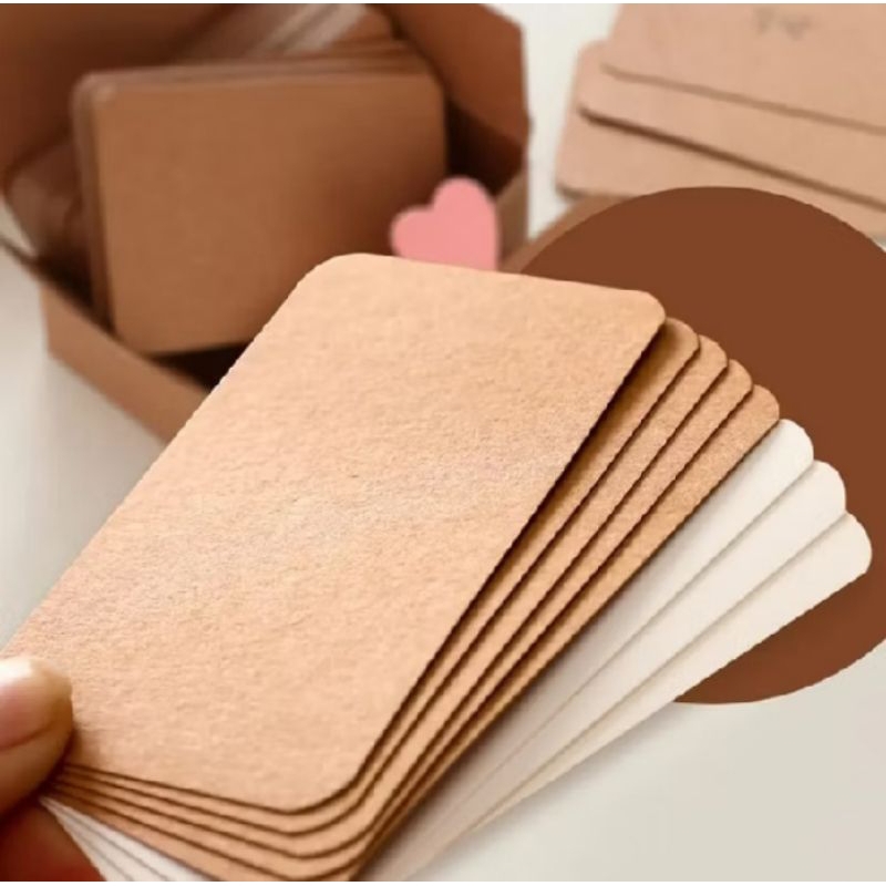 

BLANK CARD CRAFT PAPER / KARTU KOSONG