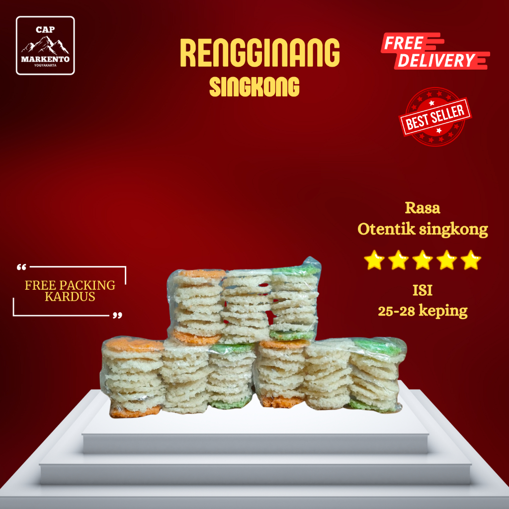 

Oleh oleh jogja - rengginang singkong Patilo Patholo Pathilo singkong [200gram]