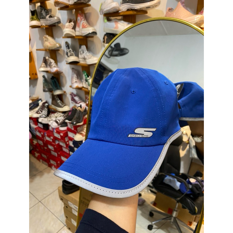 2 VARIASI WARNA TOPI SKECHERS POLYSTER DRYFIT OLAHRAGA PRIA UNISEX PRIA DAN WANITA ORIGINAL COD SPOR