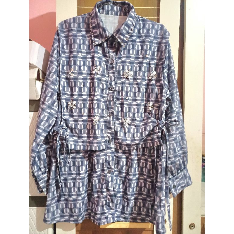 BLOUSE IMPORT BKK / ATASAN WANITA MEIJIWANG BORDIR