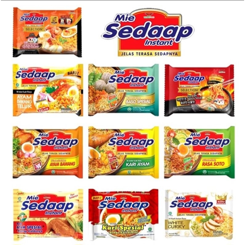 

Mie Instan Mie Sedap Mie Instan Sedap Mie sedap Kuah dan goreng isi 5pcs