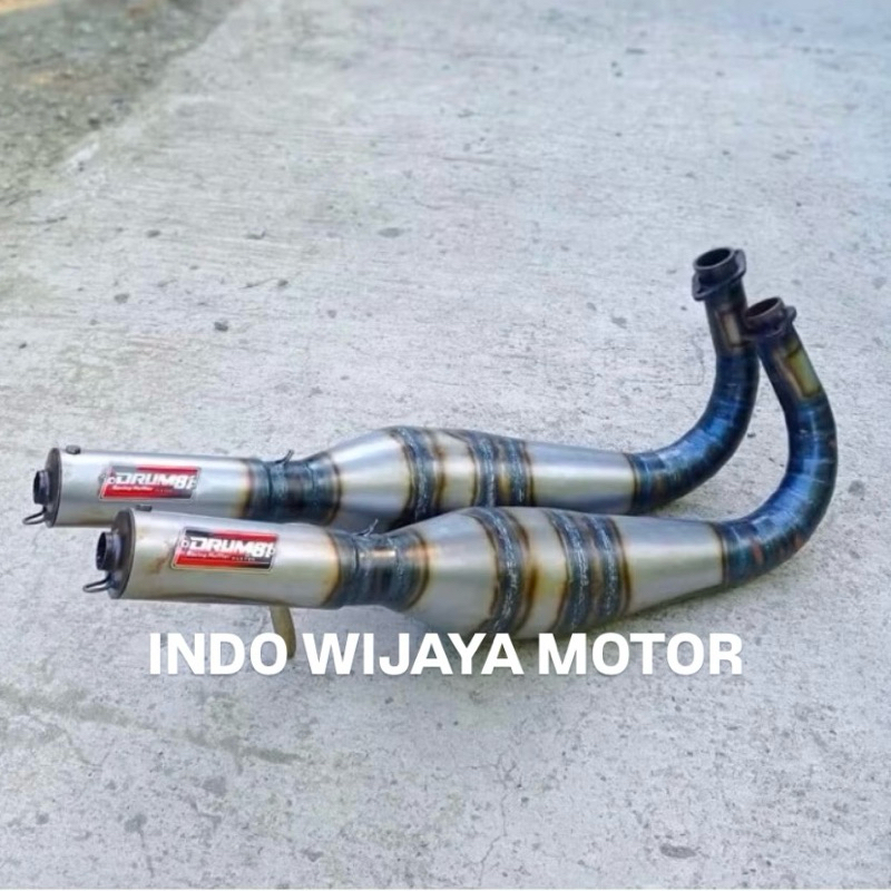 Knalpot Rxking Rxs Rxk Yt115 Drum81 Telo Kupang Kejam Suara Tawon KNALPOT KUPANG RX KING RXKING DRUM