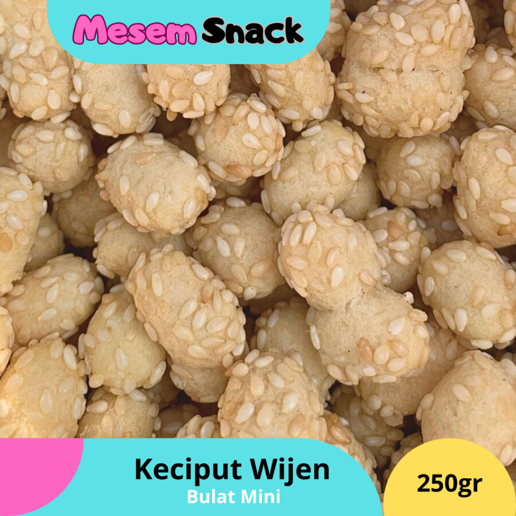

Keciput Wijen Ciput Bulat Kecil Onde Onde Kering Mini 250gr Snack Camilan Jajanan Kue Kiloan Curah Murah Enak Renyah Manis Gurih