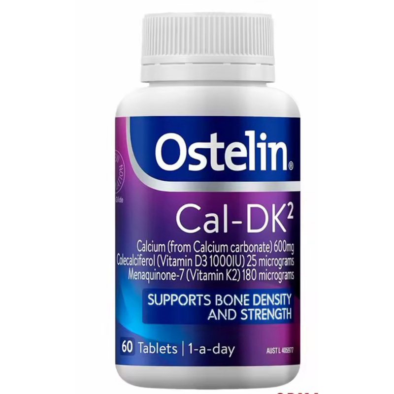 Ostelin Calcium & Vitamin D3 & K2 60 Tablets