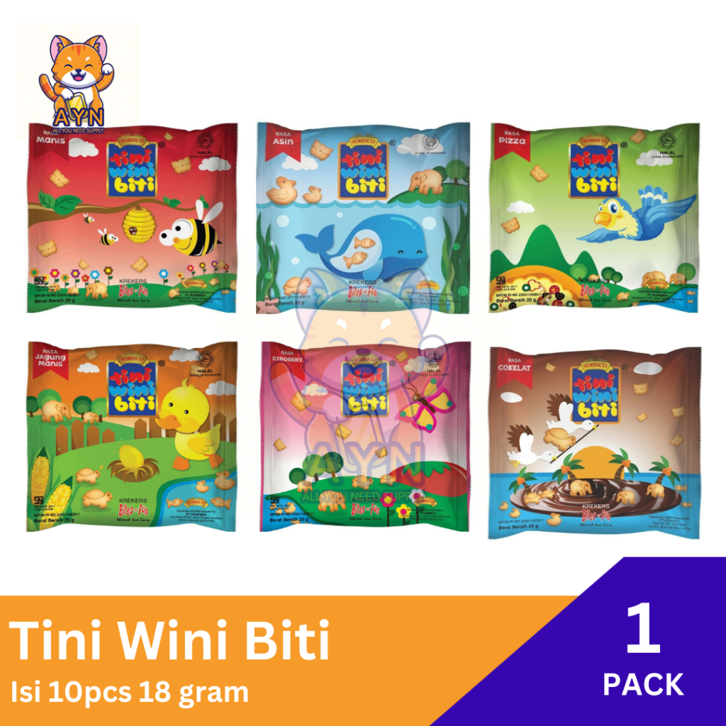 

Tini Wini Biti Biskuit 18 gram [ 1 pack isi 10 pcs ]