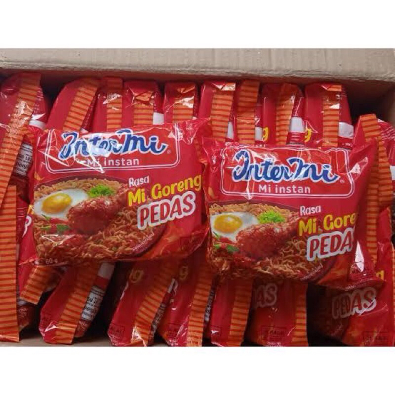 Intermie 1 dus 40bungkus goreng dan pedas