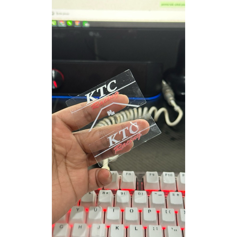 STIKER KTC N2 TRANSPARAN
