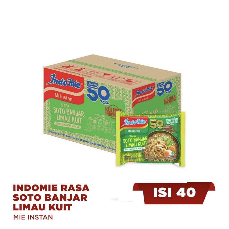 

ndomie Rasa Soto Bansar Limau Kuit 1karton