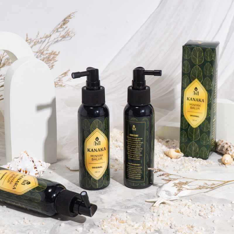 Bundle 2pcs - Kanaka minyak balur Pijat Urut Terapi Aromaterapi Nyeri dan Kesemutan Healing Alami Ku