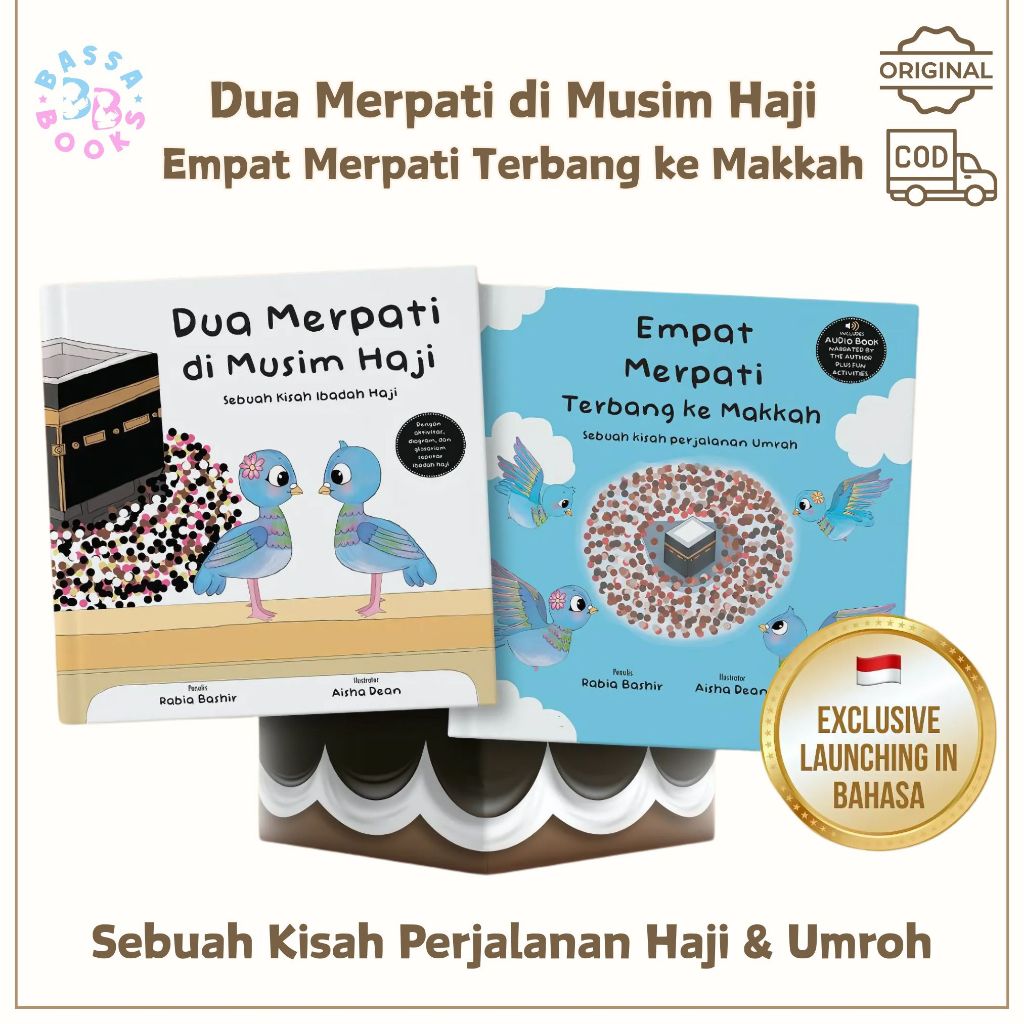 [Ready Stock] Dua Merpati di Musim Haji dan Empat Merpati Terbang ke Makkah Yaumi Kids - Puzzle 3 Ma