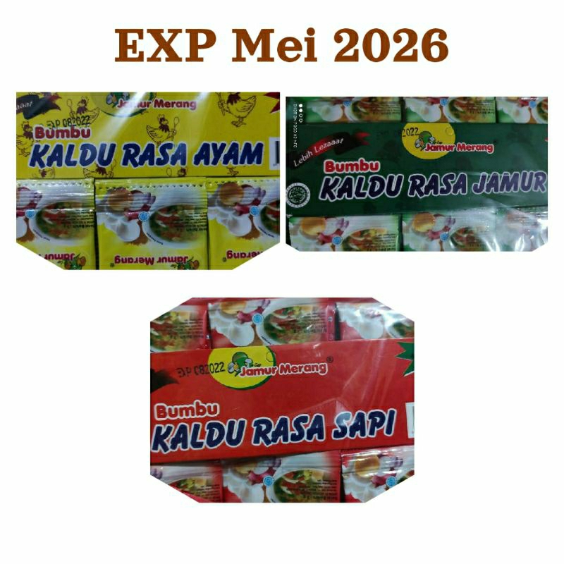 

kaldu alami jamur merang kemasan sachet 3 gr 1 pack isi 30